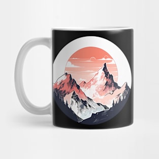 Red Sun Mountain Mug